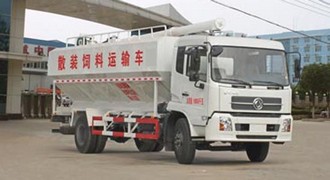東風(fēng)天錦散裝飼料運(yùn)輸車